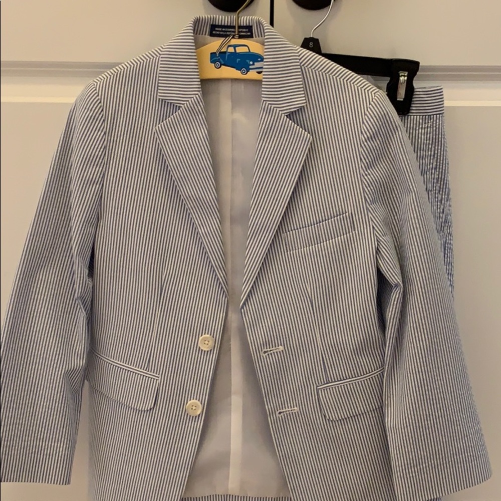 Boys Seersucker Suit